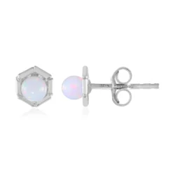 Welo-Opal-Silberohrringe