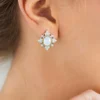 Welo-Opal-Silberohrringe