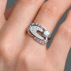 Welo-Opal-Silberring