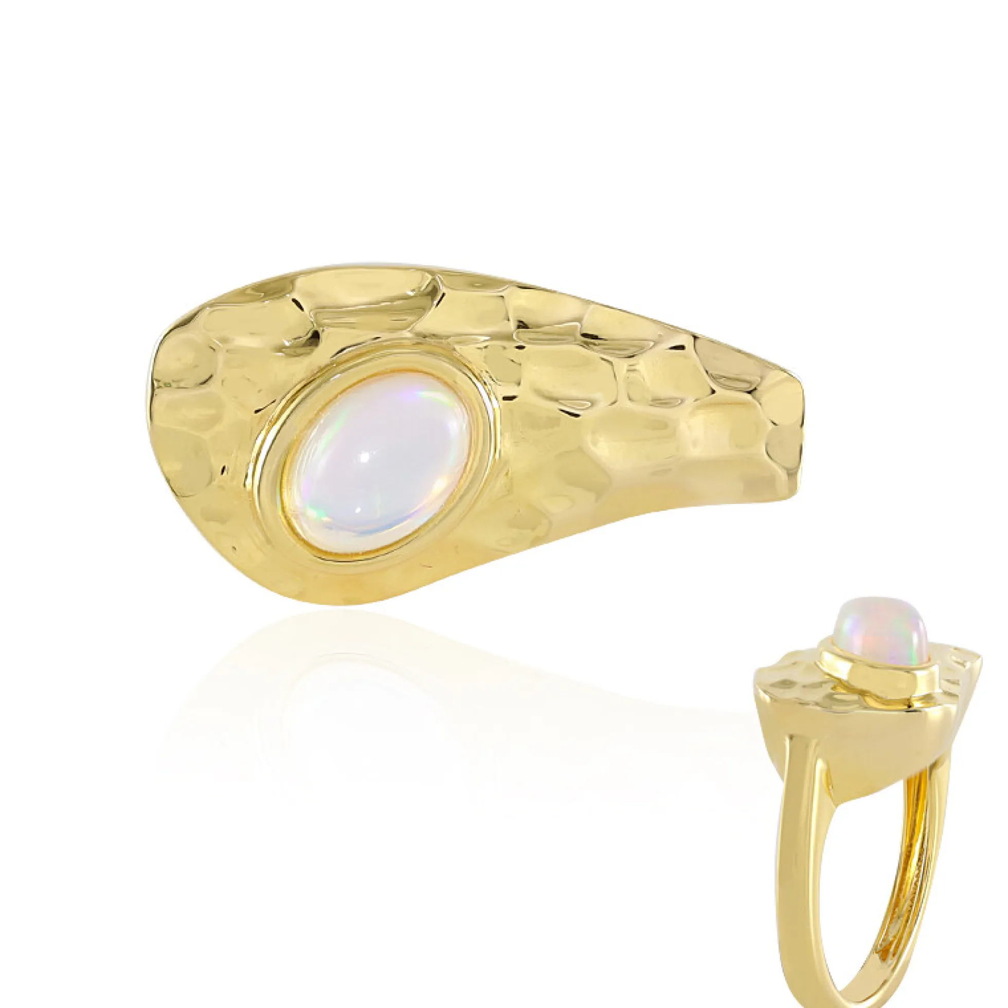 Welo-Opal-Silberring
