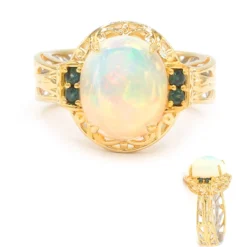 Welo-Opal-Silberring