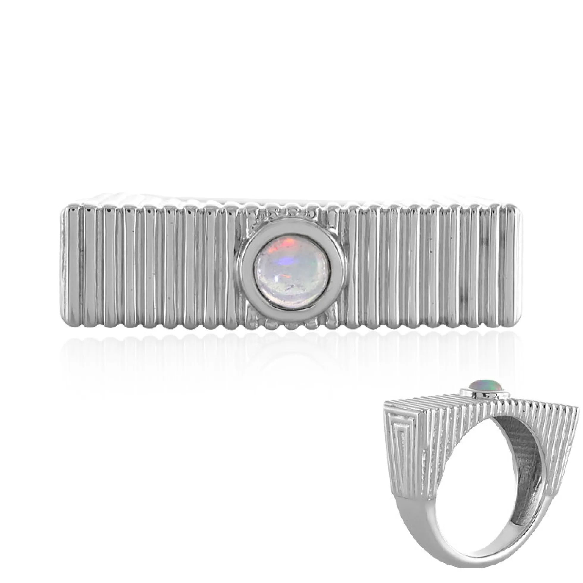 Welo-Opal-Silberring