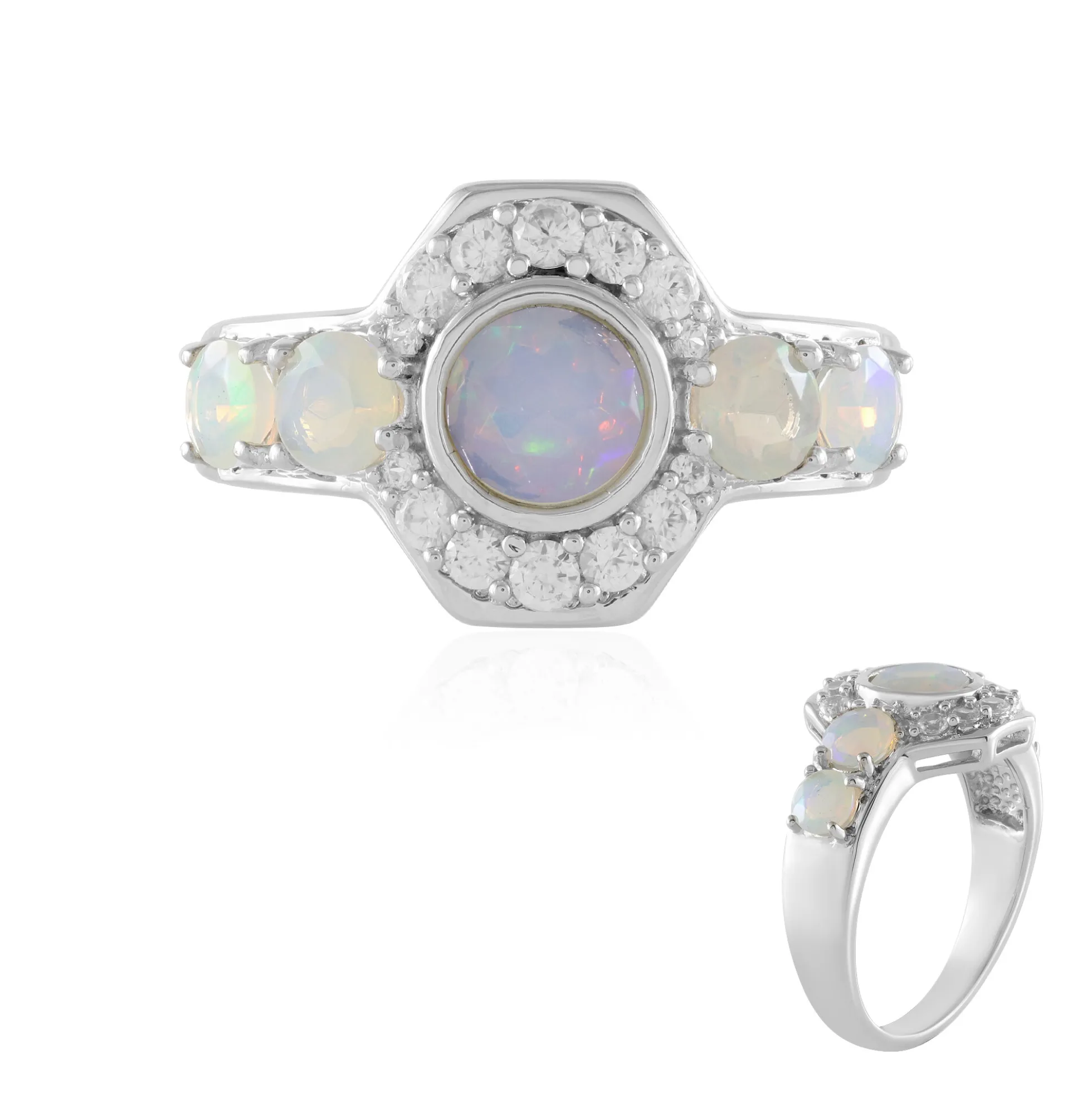 Welo-Opal-Silberring