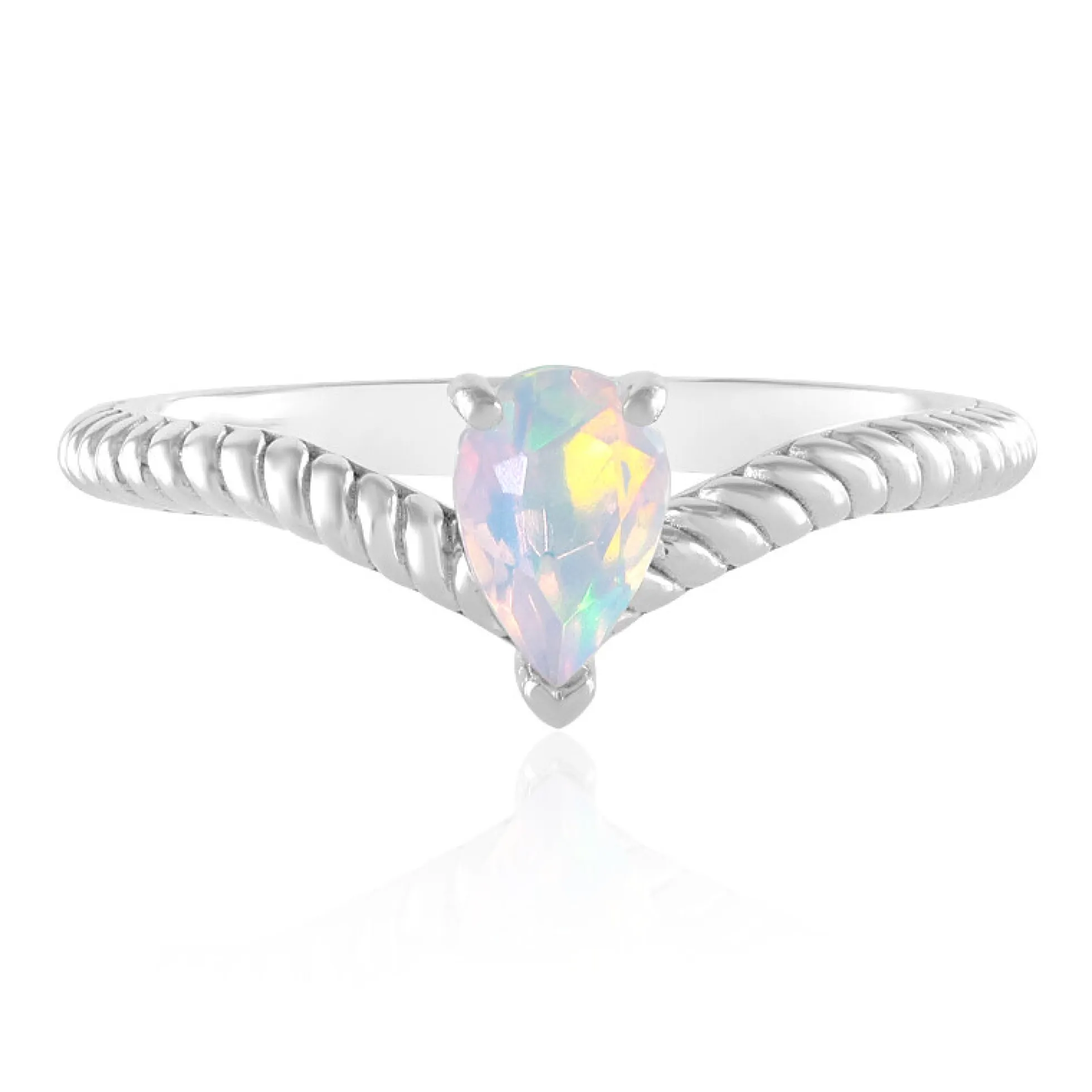 Welo-Opal-Silberring