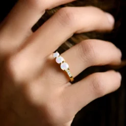 Welo-Opal-Silberring