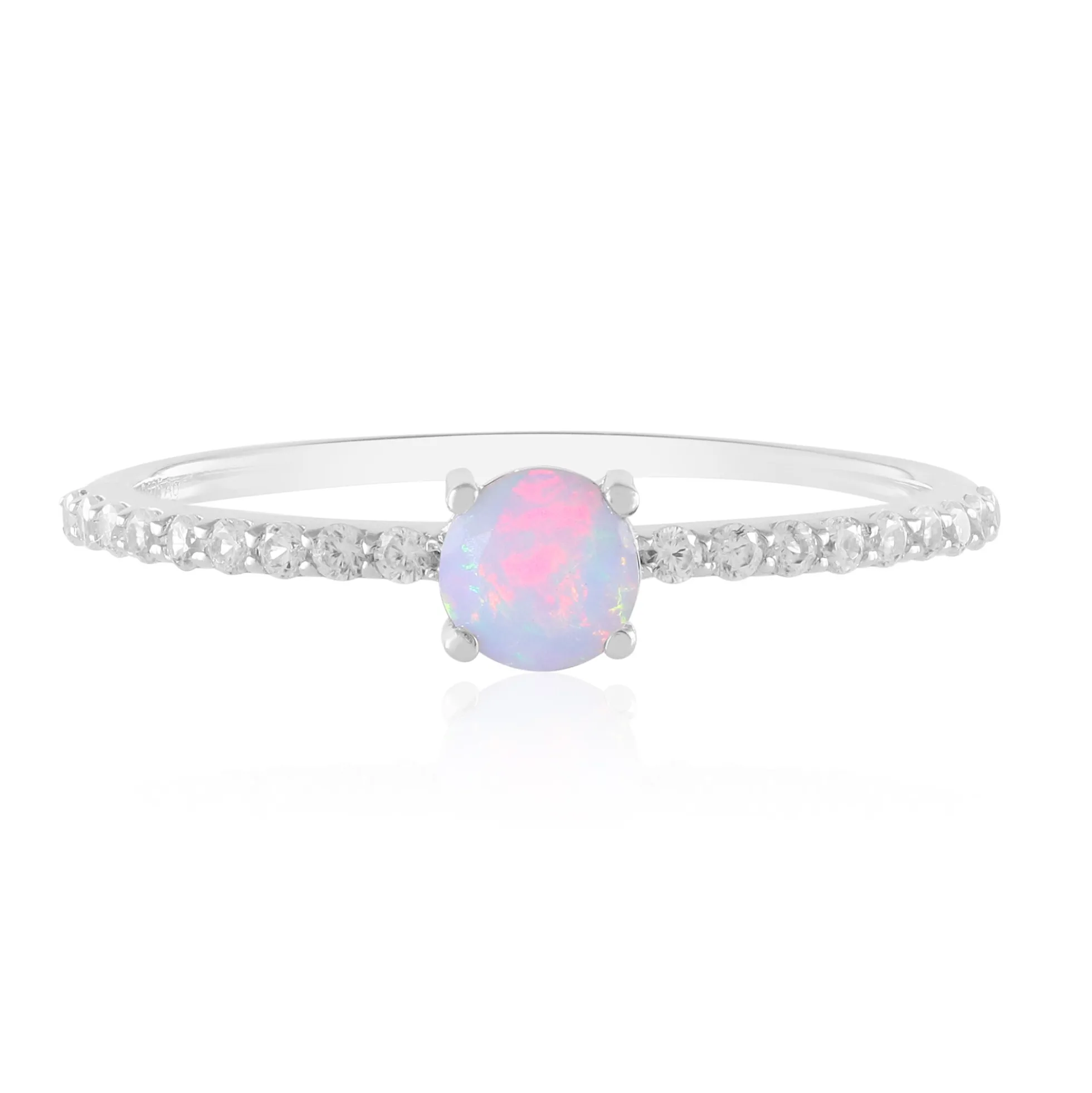 Welo-Opal-Silberring