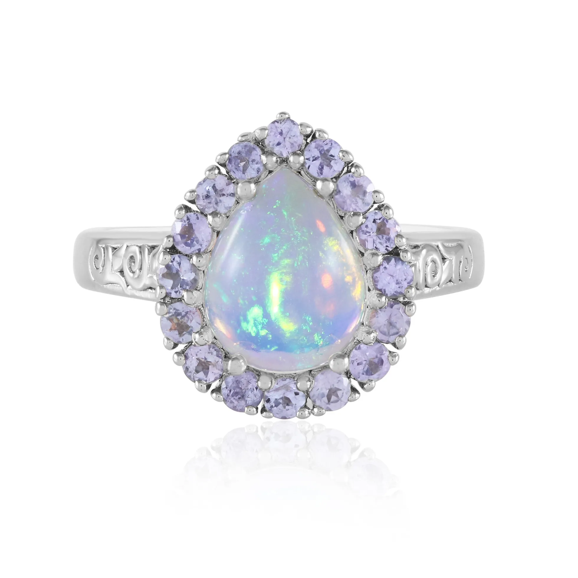 Welo-Opal-Silberring