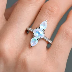 Welo-Opal-Silberring