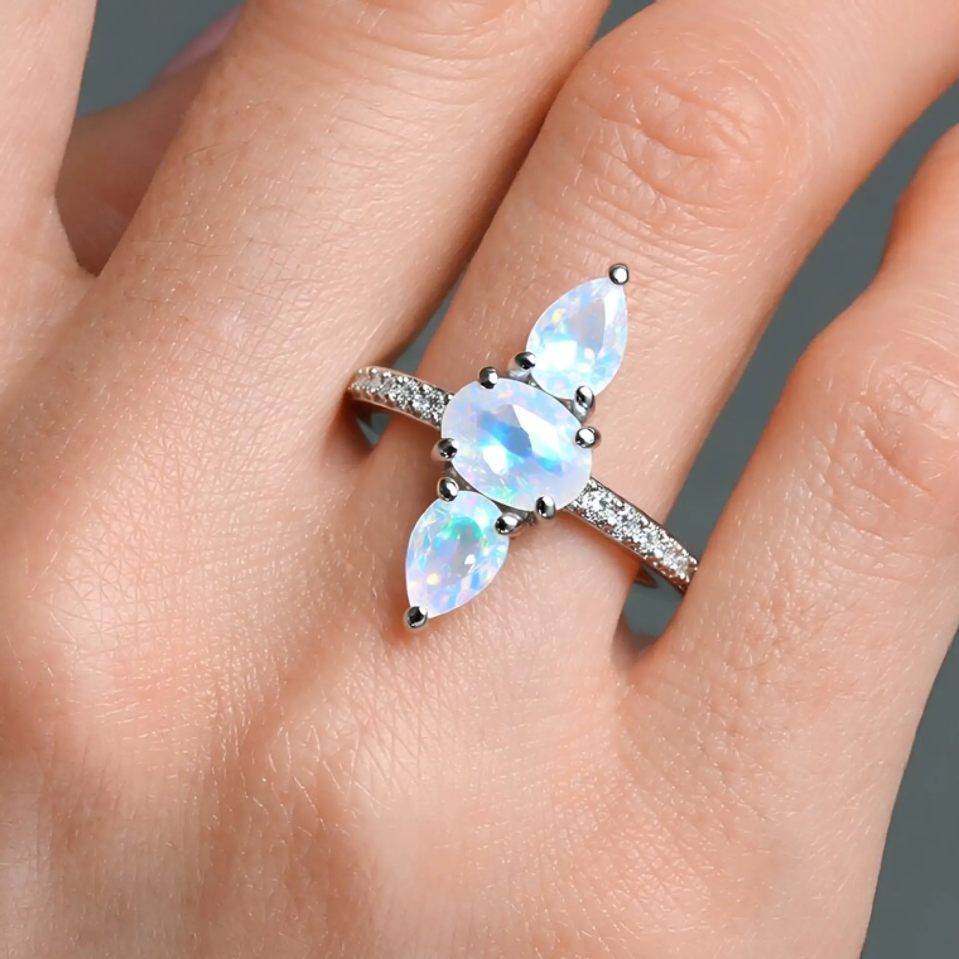 Welo-Opal-Silberring