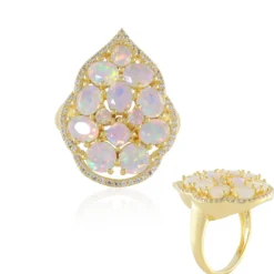 Welo-Opal-Silberring