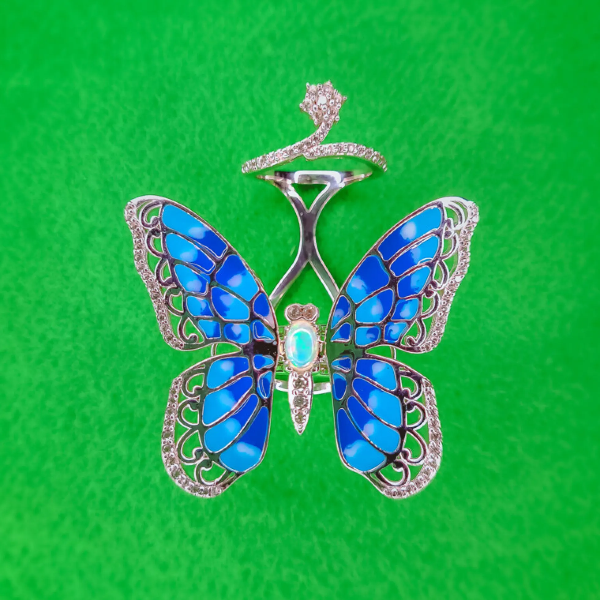 Welo-Opal-Silberring