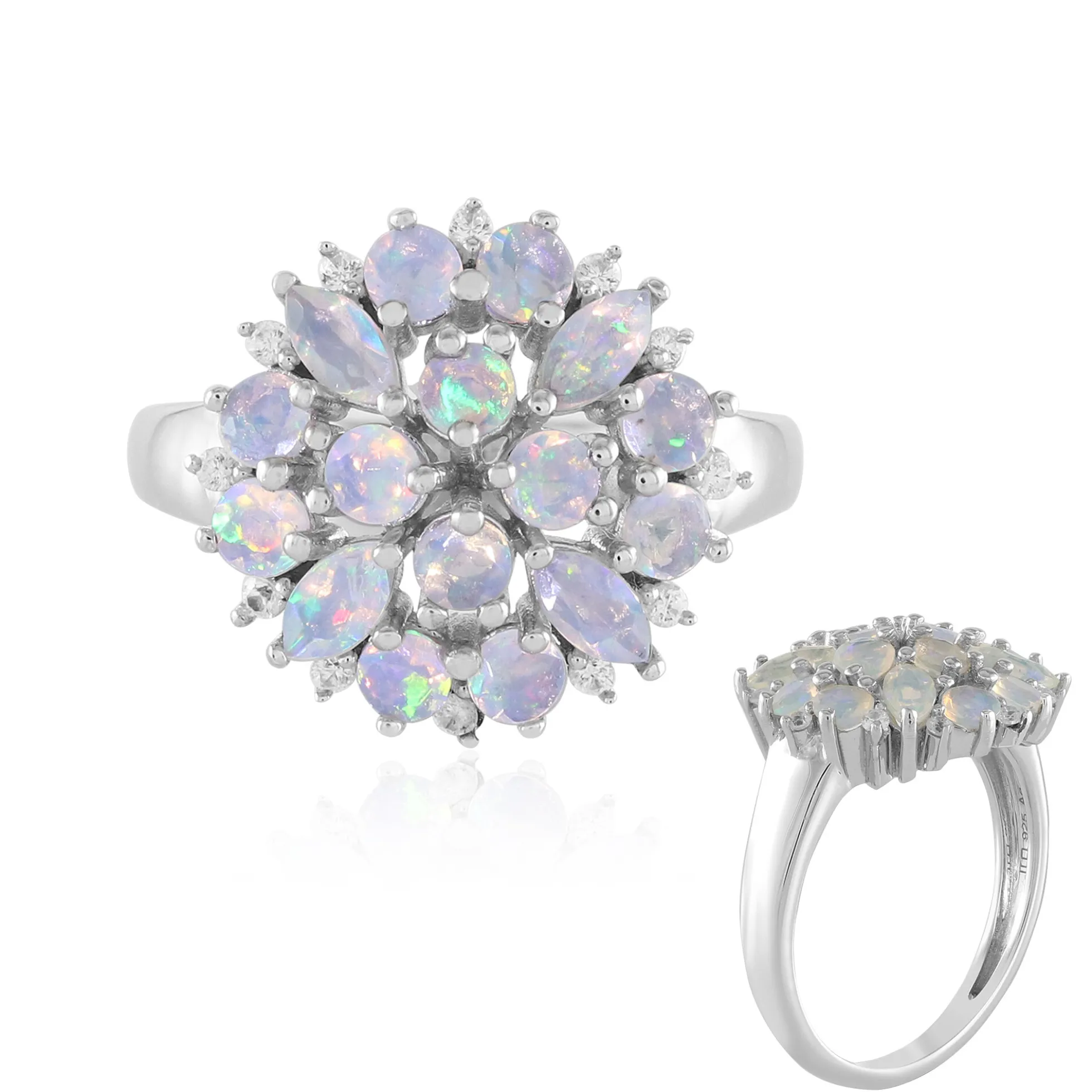 Welo-Opal-Silberring