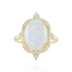 Welo-Opal-Silberring