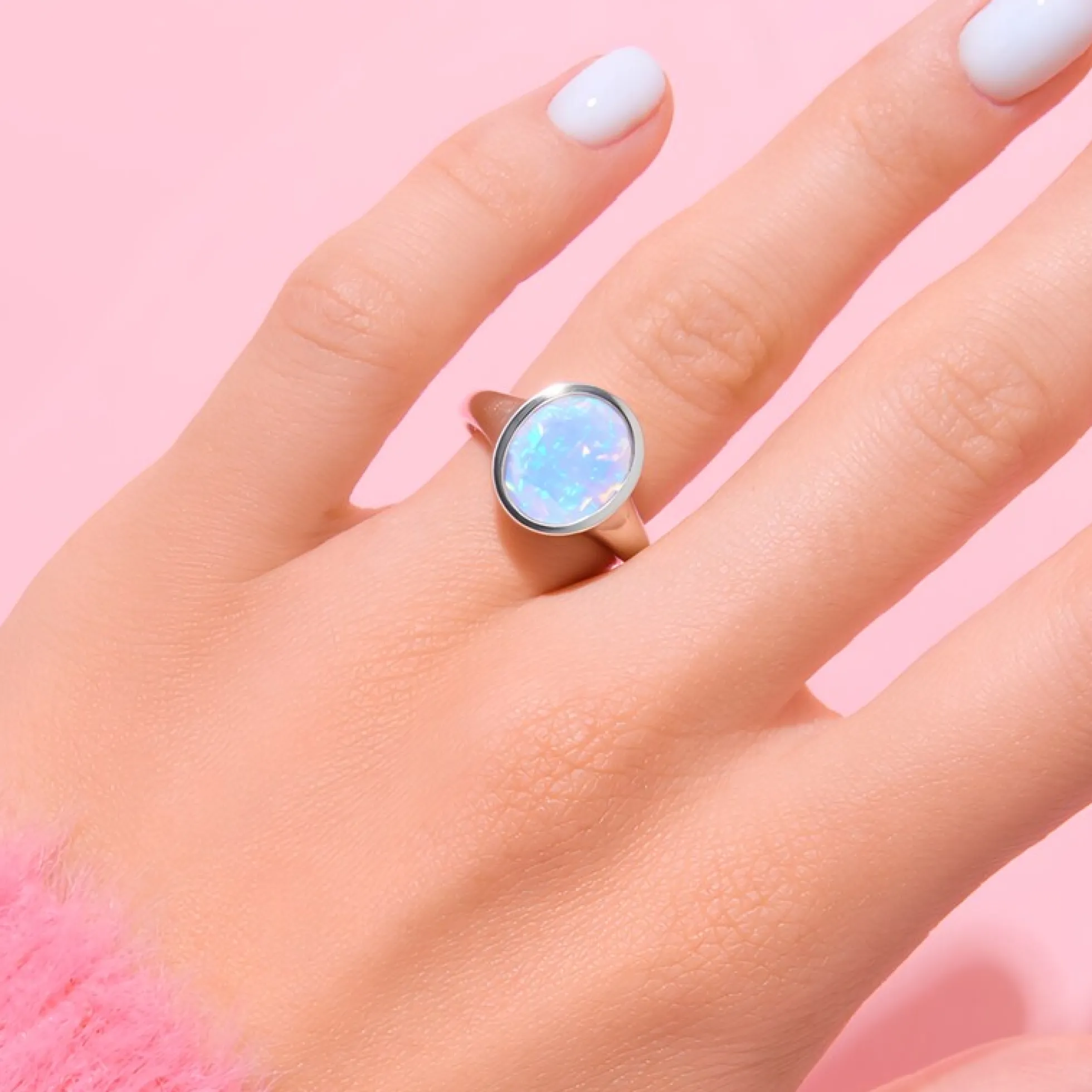 Welo-Opal-Silberring