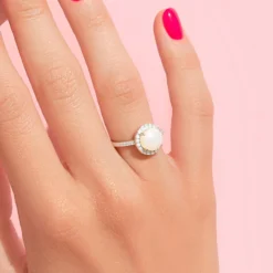 Welo-Opal-Silberring