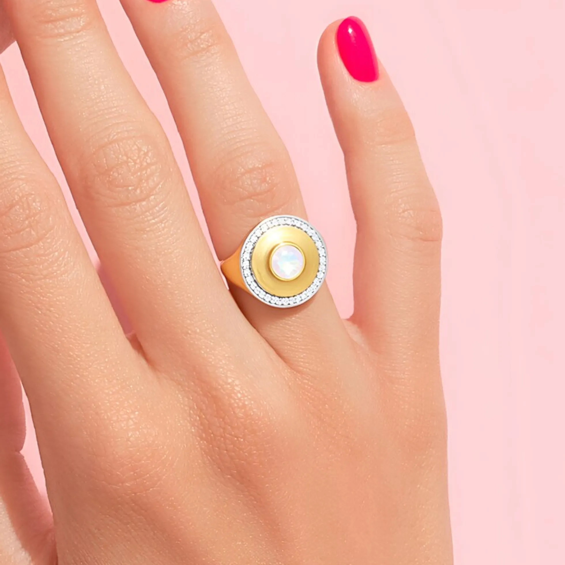 Welo-Opal-Silberring