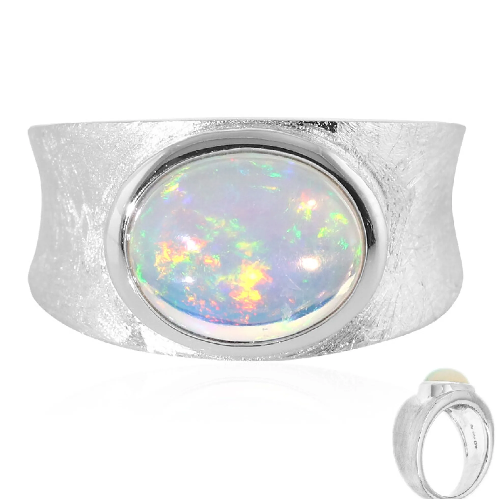 Welo-Opal-Silberring