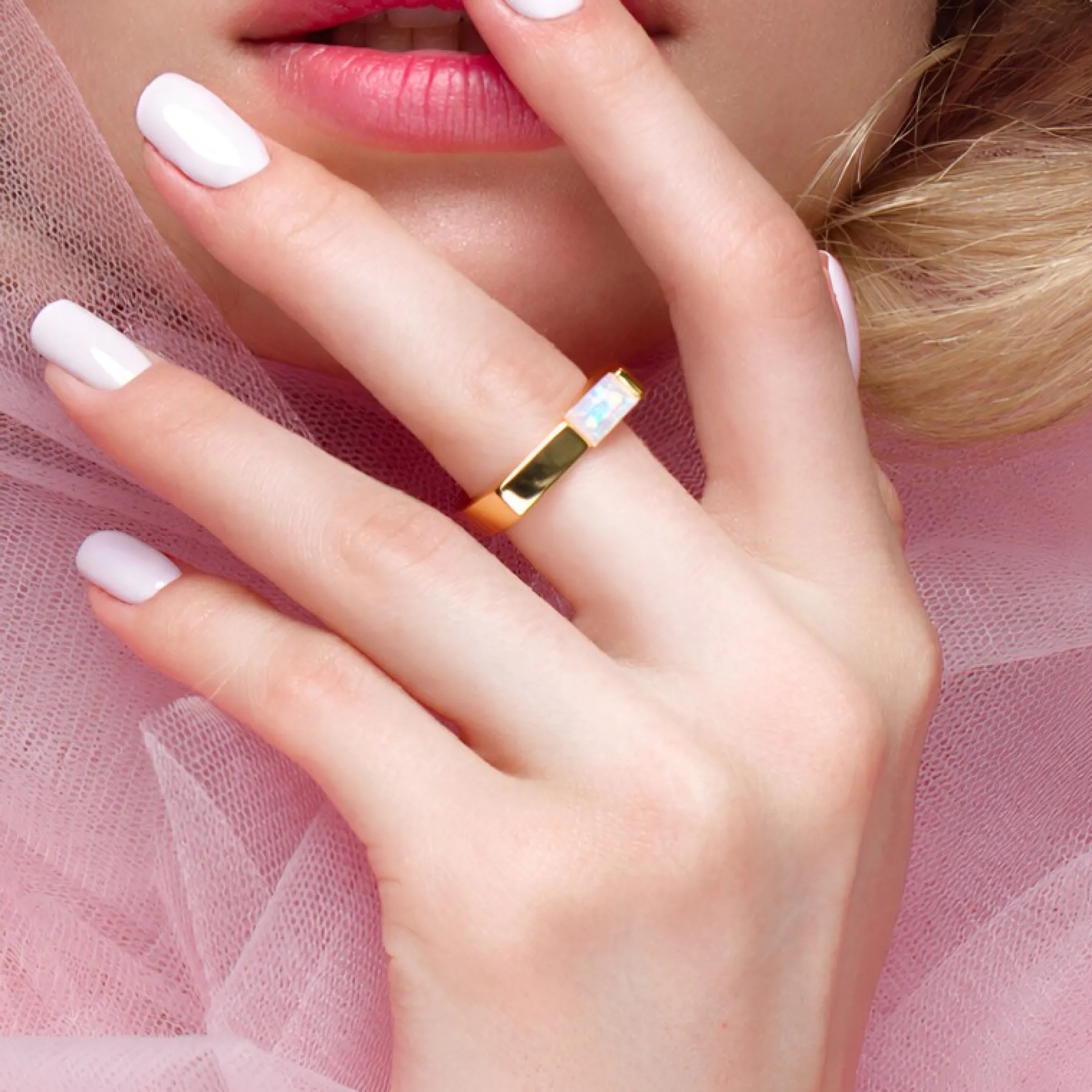 Welo-Opal-Silberring