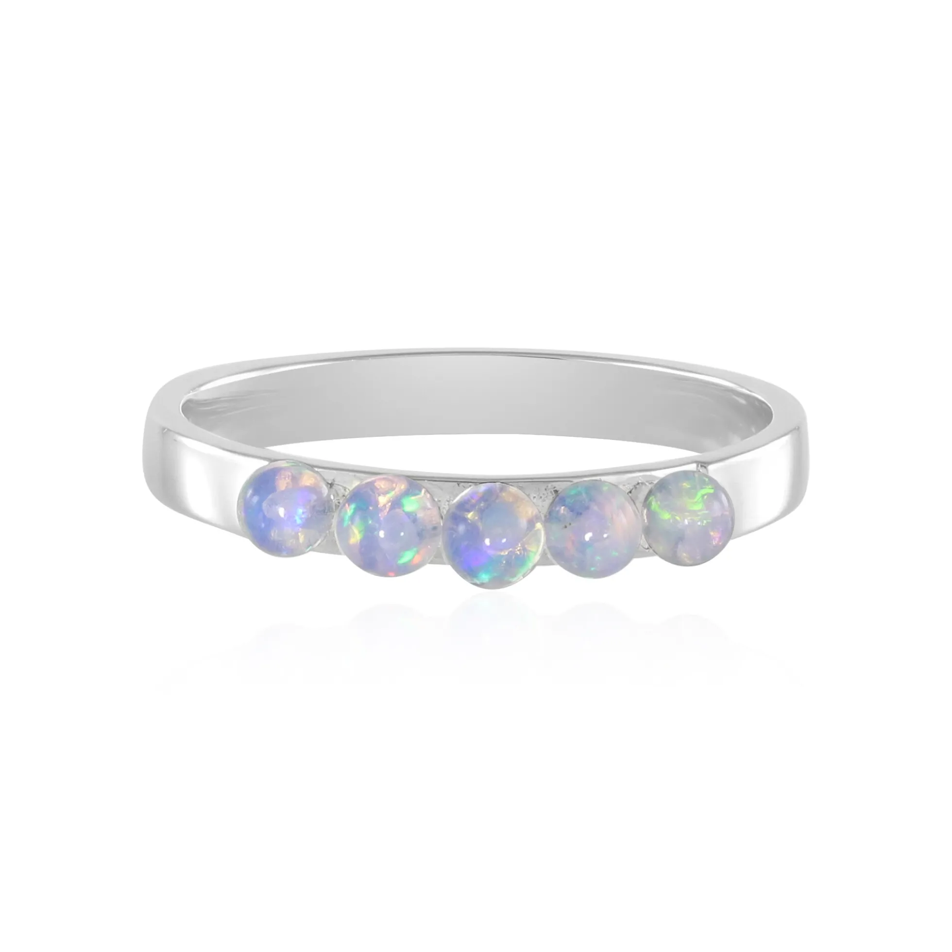 Welo-Opal-Silberring