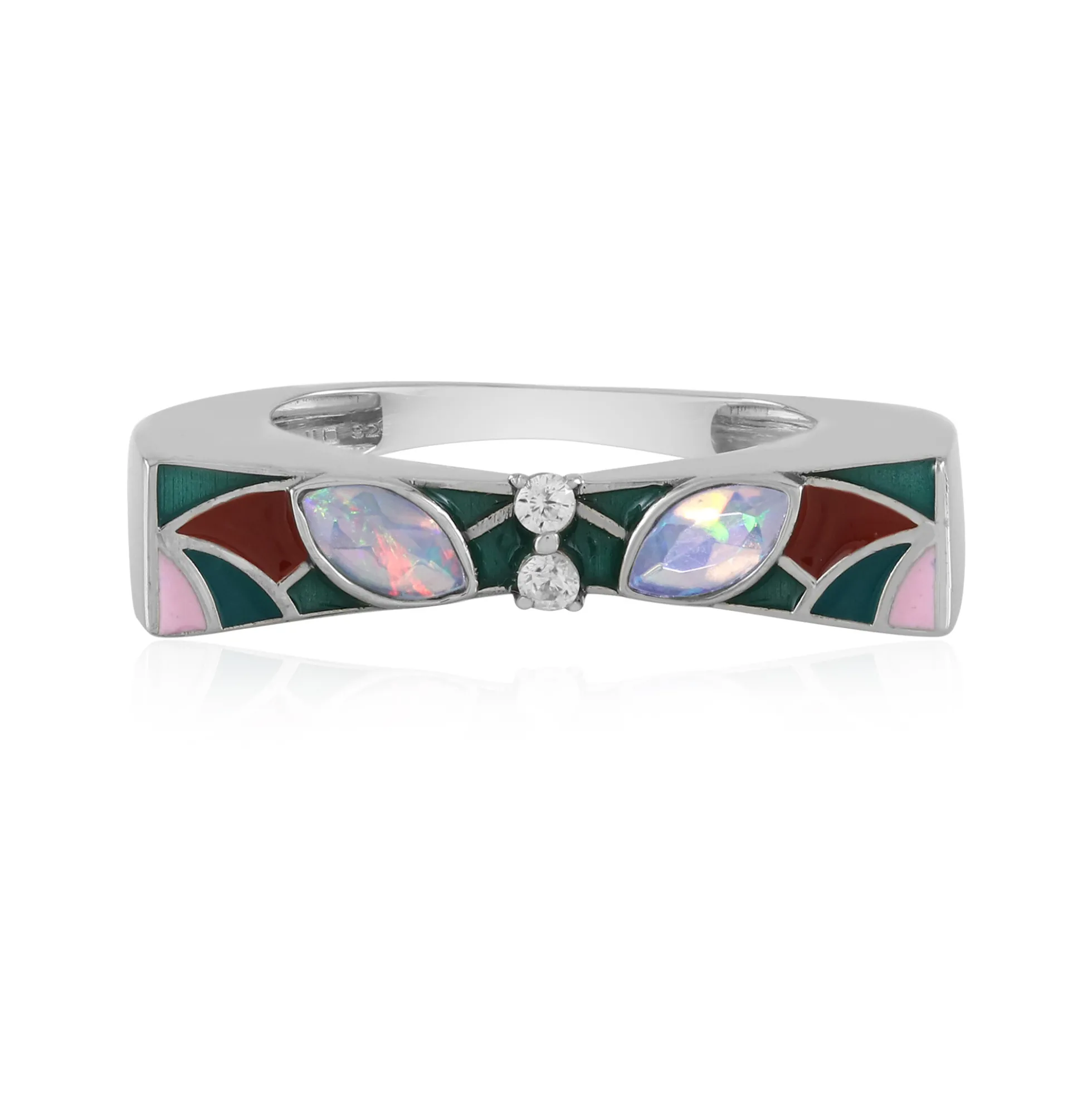Welo-Opal-Silberring