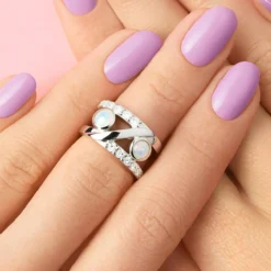 Welo-Opal-Silberring