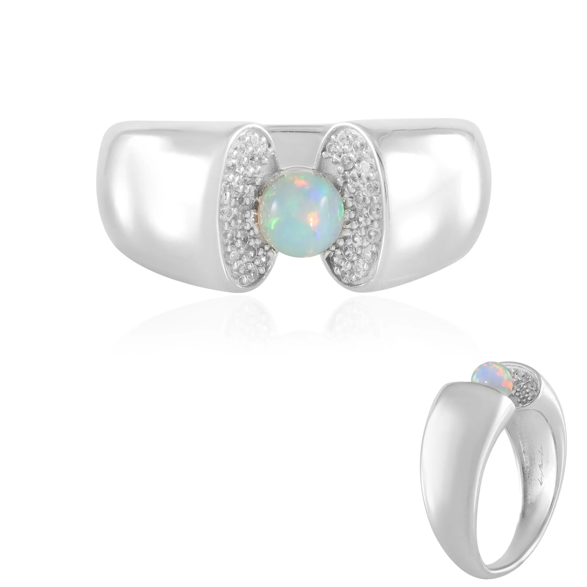 Welo-Opal-Silberring