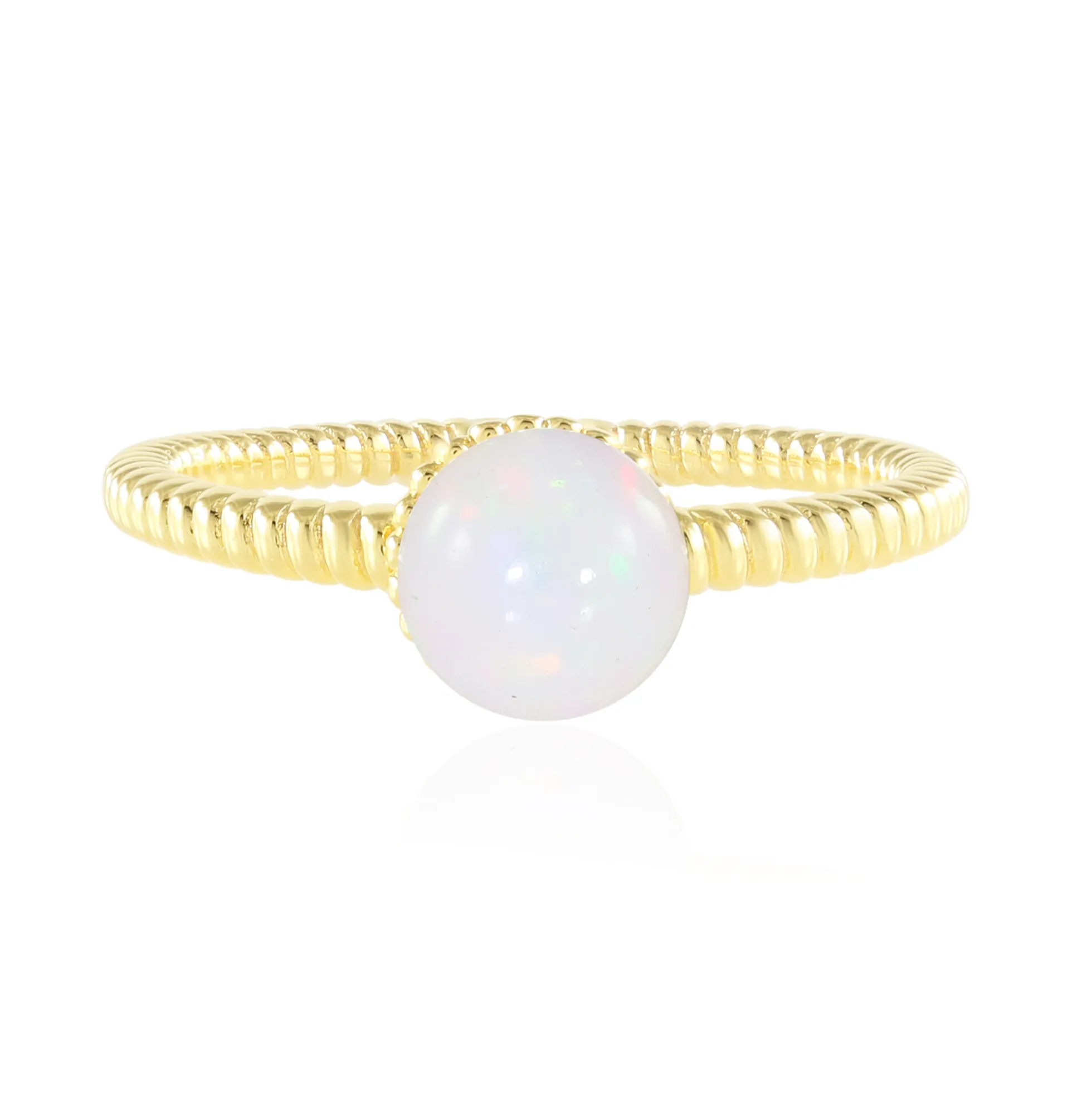 Welo-Opal-Silberring