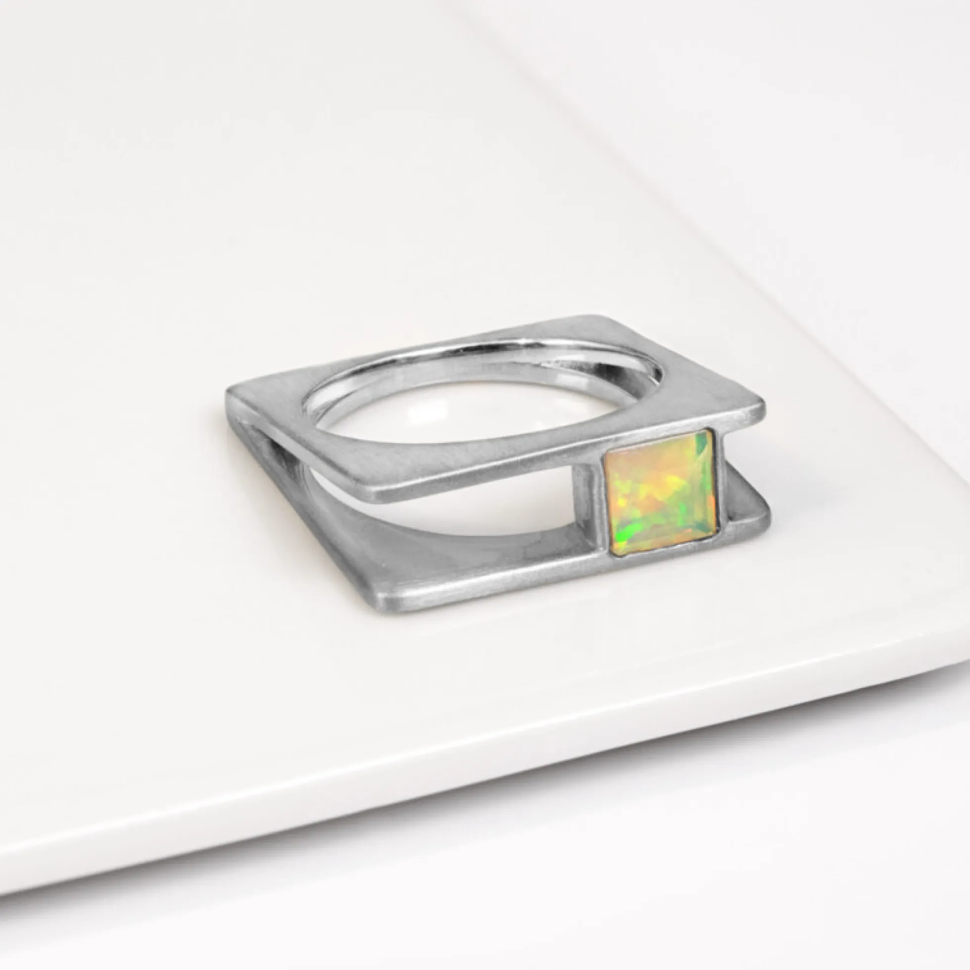 Welo-Opal-Silberring