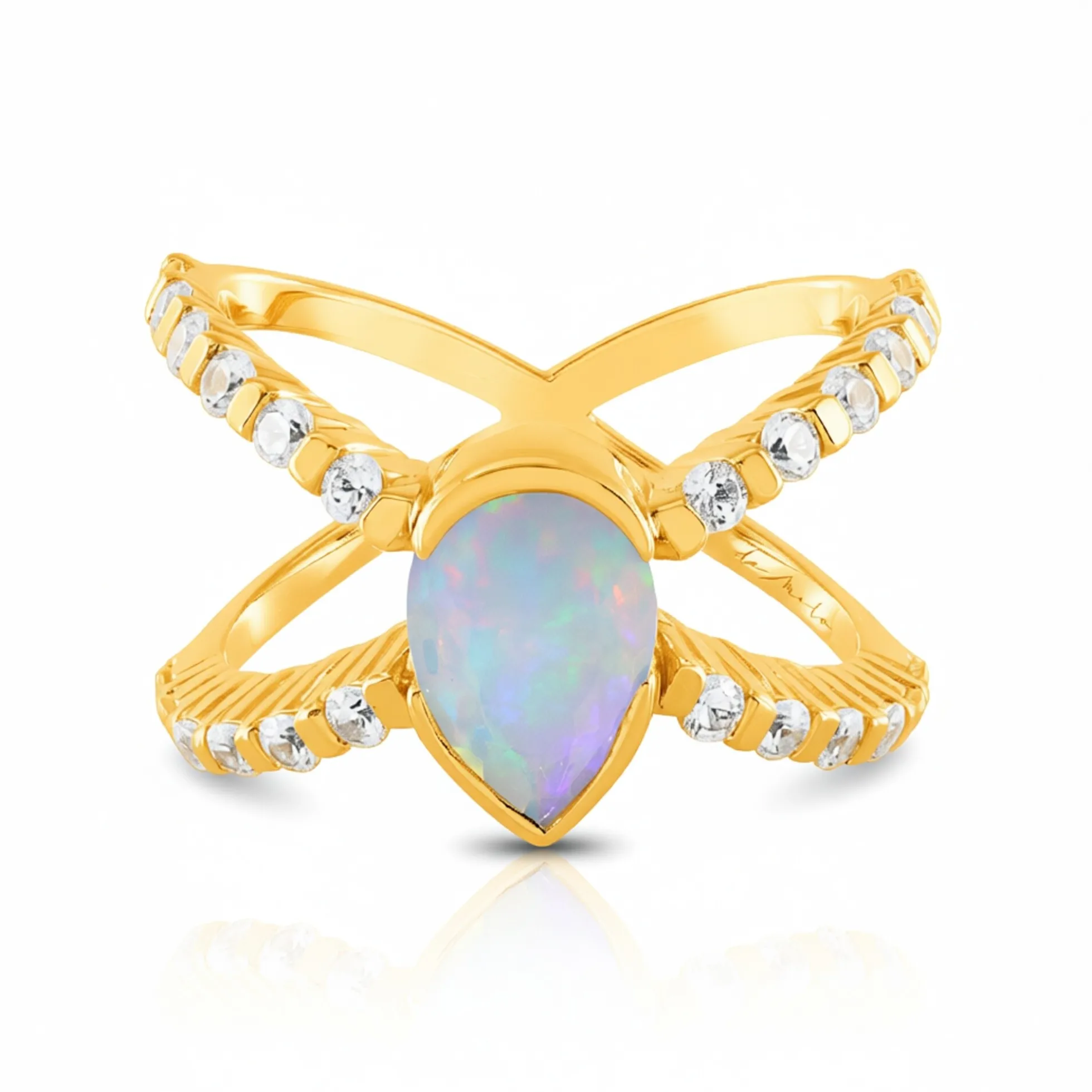 Welo-Opal-Silberring