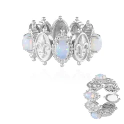 Welo-Opal-Silberring