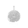 Zirkon-Silberanhänger