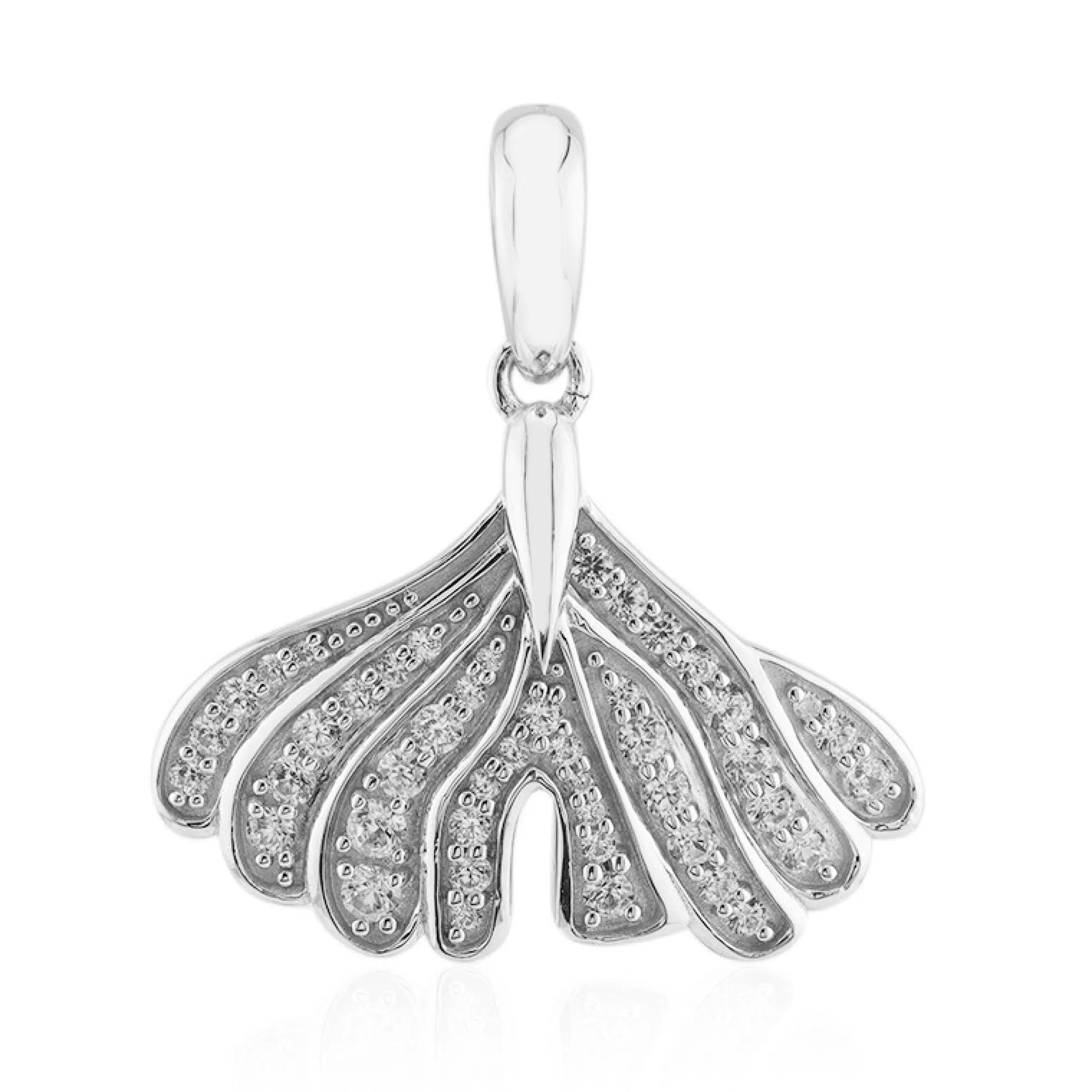 Zirkon-Silberanhänger