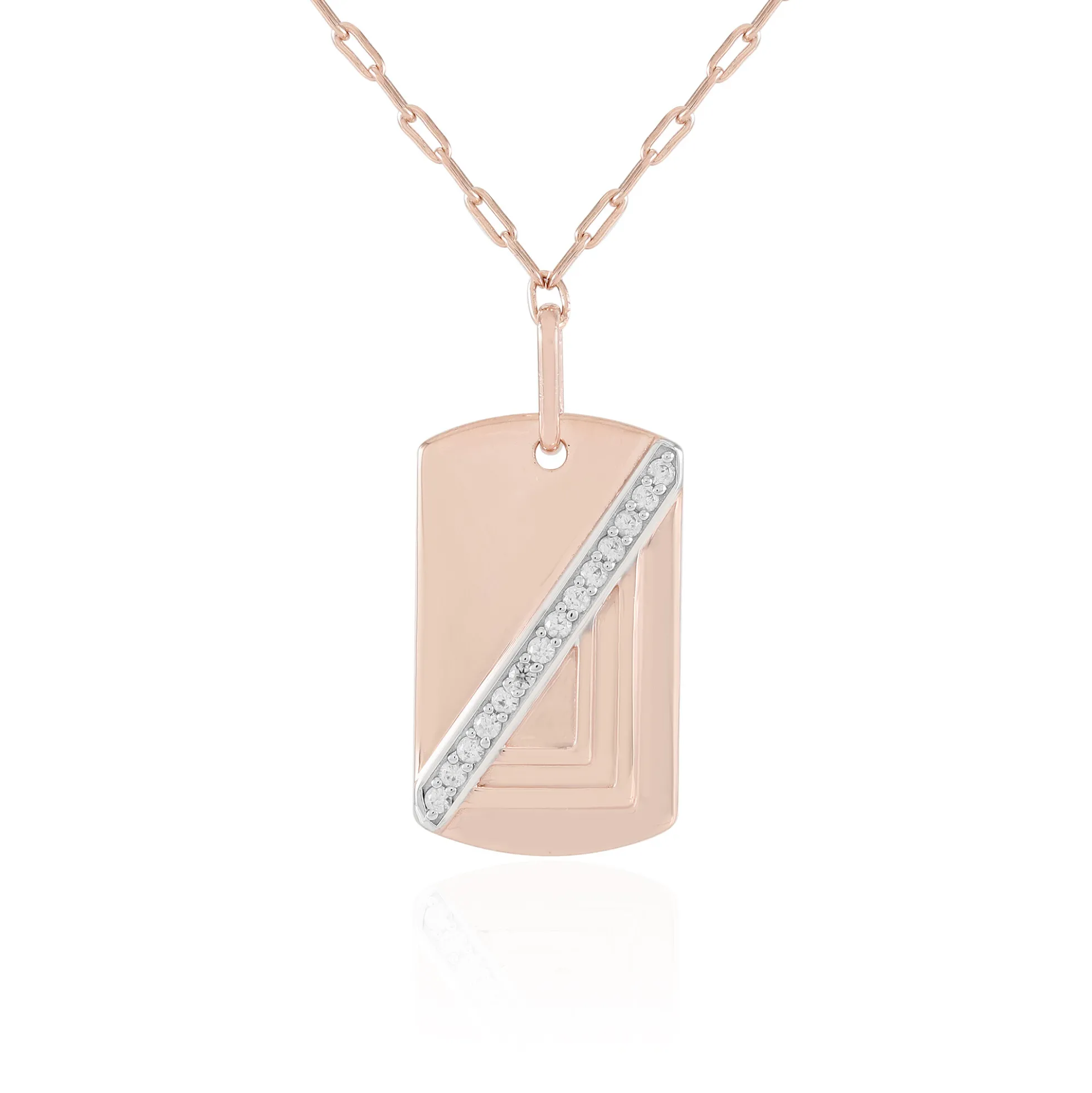 Zirkon-Silbercollier