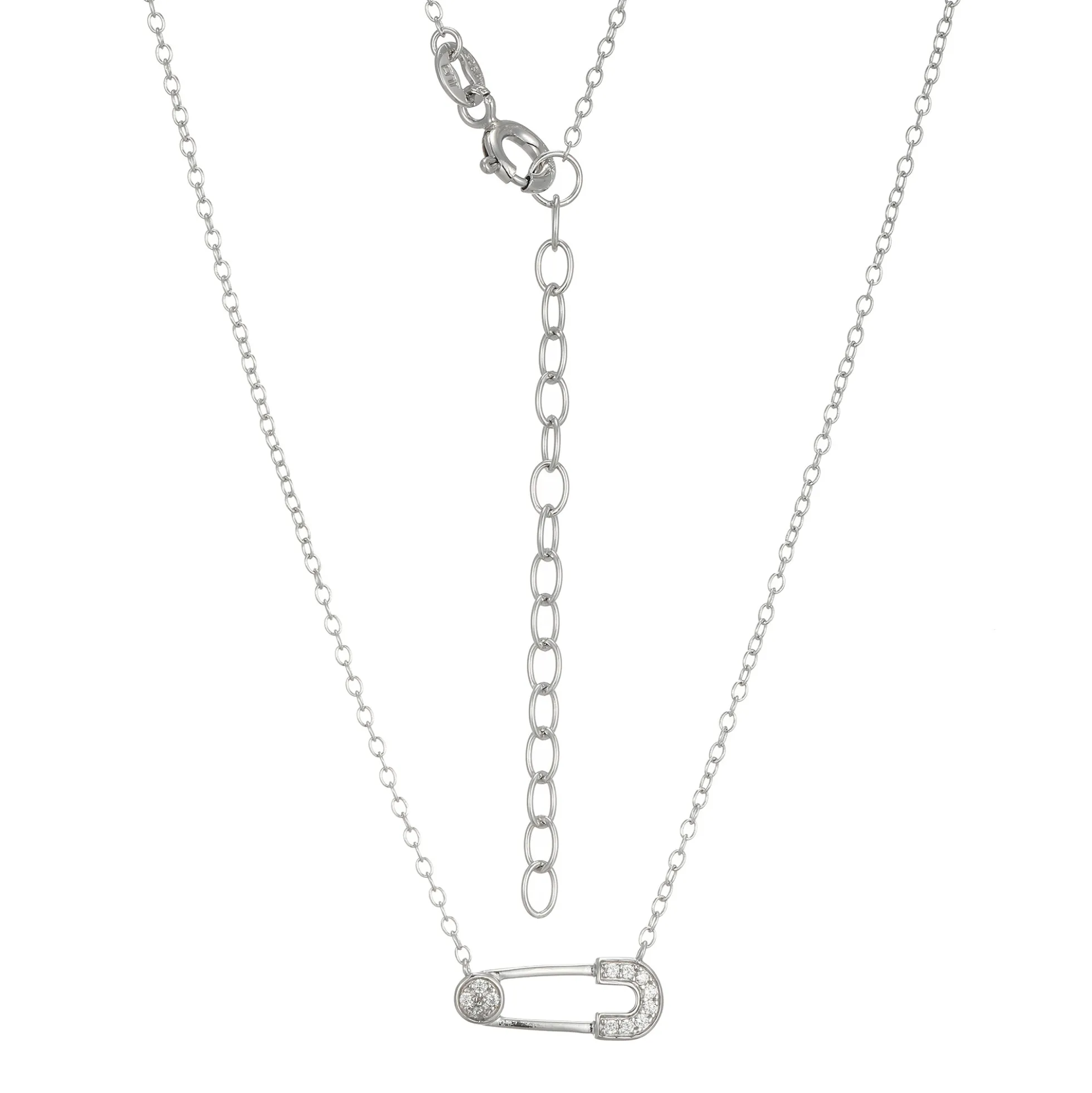 Zirkon-Silbercollier