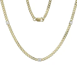Zirkon-Silbercollier