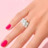 Zirkon-Silberring
